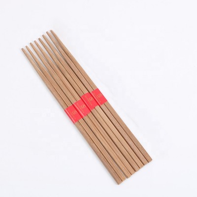 Disposable eco-friendly japanese brown square chopsticks