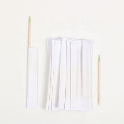 Green eco personalized disposable bamboo toothpick manufacturer