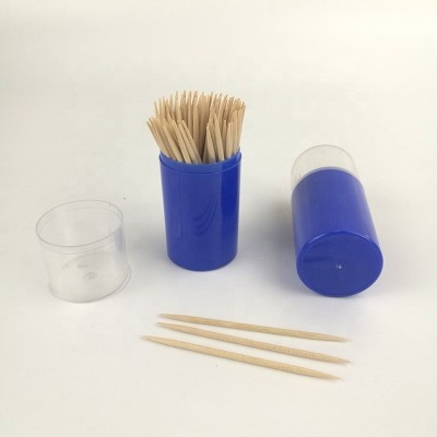 Individually wrapped disposable fruit skewers bamboo sterile toothpick