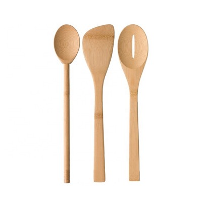 Cutlery Flatware Set Disposable Natural Bamboo Knife Fork Spoon